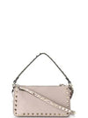 Rockstud Stampa Alce Shoulder Bag Pink - VALENTINO - BALAAN 4