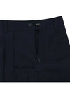 Women s 2 stage pleated culottes 4024LZSP NAVY - BLACK&WHITE - BALAAN 4