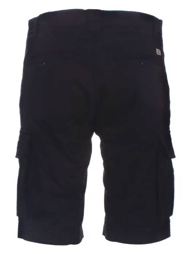 Men's Stretch Satin Lens Cargo Shorts Black - CP COMPANY - BALAAN 8