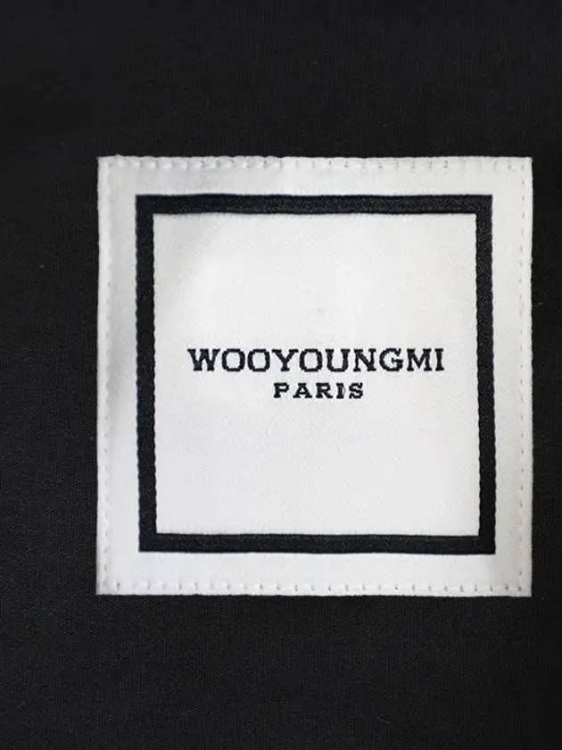 Back Logo Cotton Long Sleeve Shirt Black - WOOYOUNGMI - BALAAN 9