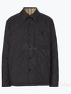 Reversible Vintage Check Thermoregulated Overshirt Jacket Black - BURBERRY - BALAAN 2