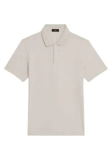 Bronn Cotton Short Sleeve Polo Shirt Limestone - THEORY - BALAAN 1