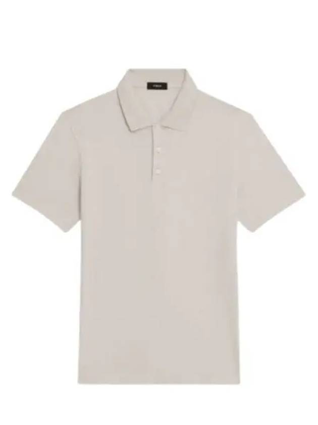 Bronn Cotton Short Sleeve Polo Shirt Limestone - THEORY - BALAAN 1