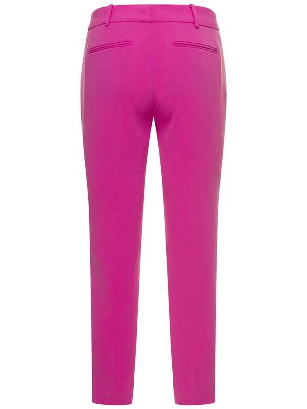 Fuchsia Slim Pants With Belt Loops In Acetate Blend M Michael Kors - MICHAEL KORS - BALAAN 2