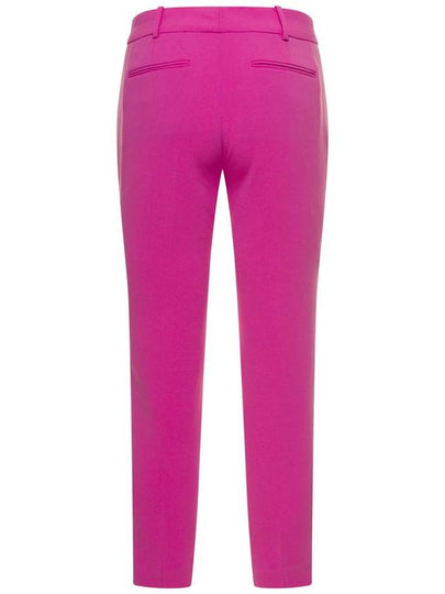 Fuchsia Slim Pants With Belt Loops In Acetate Blend M Michael Kors - MICHAEL KORS - BALAAN 2