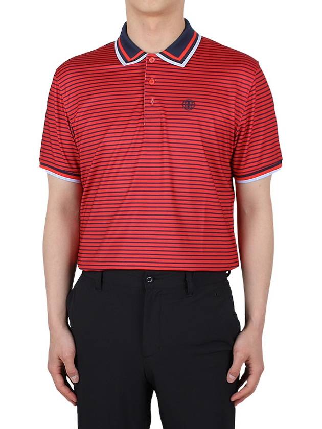 Golf Wear Men s Collar Short Sleeve T Shirt G4MS23K061A POPPY - G/FORE - BALAAN 3