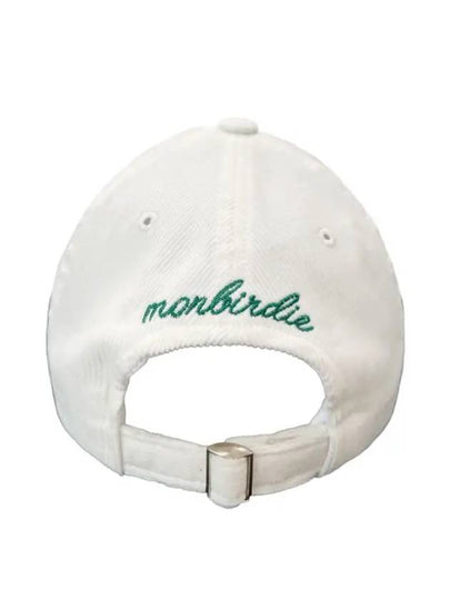 MB Corduroy Ball Cap Golf Ball Cap WHITE - MONBIRDIE GOLF - BALAAN 2