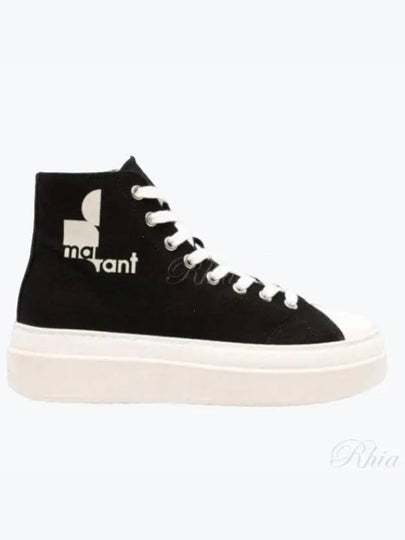 Austen High Top Sneaker Black - ISABEL MARANT - BALAAN 2