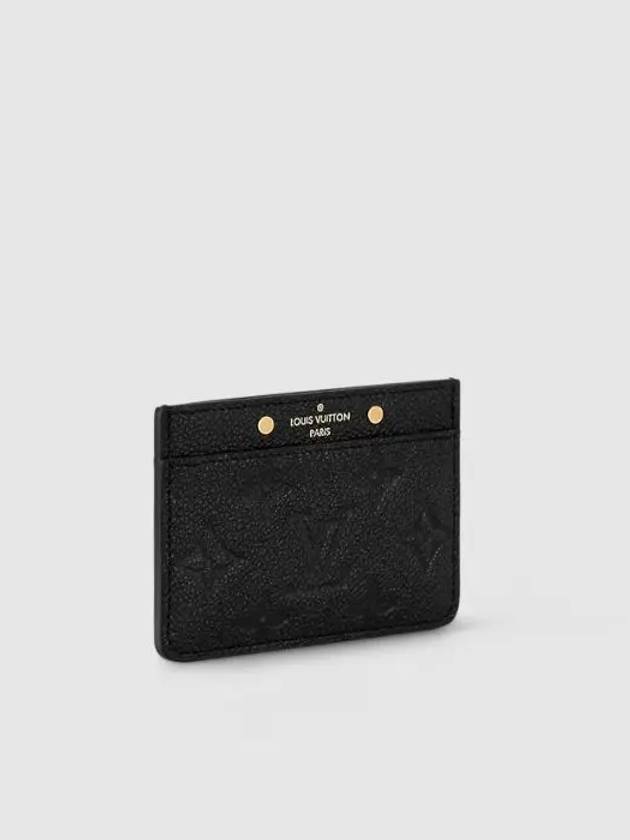 Monogram Empreinte Card Wallet Black - LOUIS VUITTON - BALAAN 4