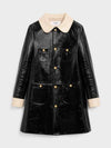 Babydoll leather coat - CELINE - BALAAN 2