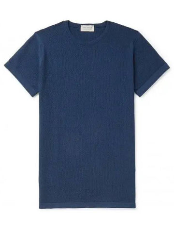 2Singular knit t shirt vintage blue - JOHN SMEDLEY - BALAAN 1