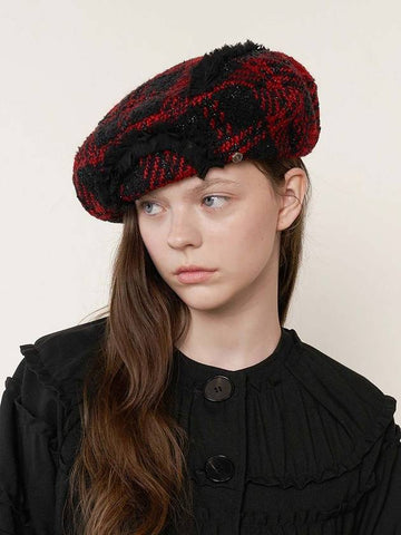 Rocha Beret Red - BROWN HAT - BALAAN 1