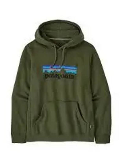 P 6 Logo Uprisal Hoodie Green - PATAGONIA - BALAAN 2