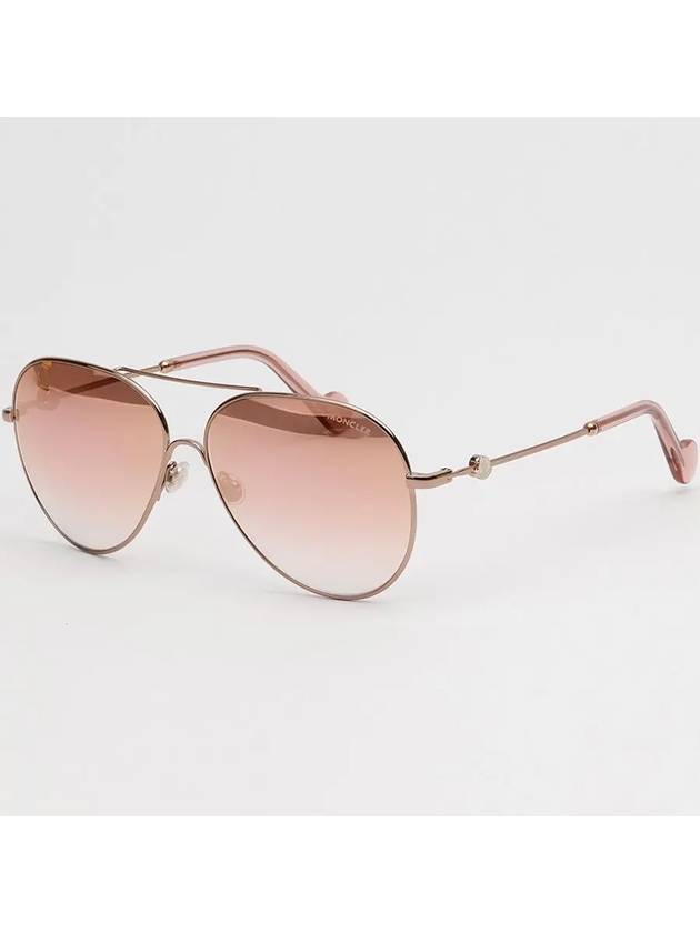 Eyewear Aviator Metal Sunglasses Pink - MONCLER - BALAAN 5