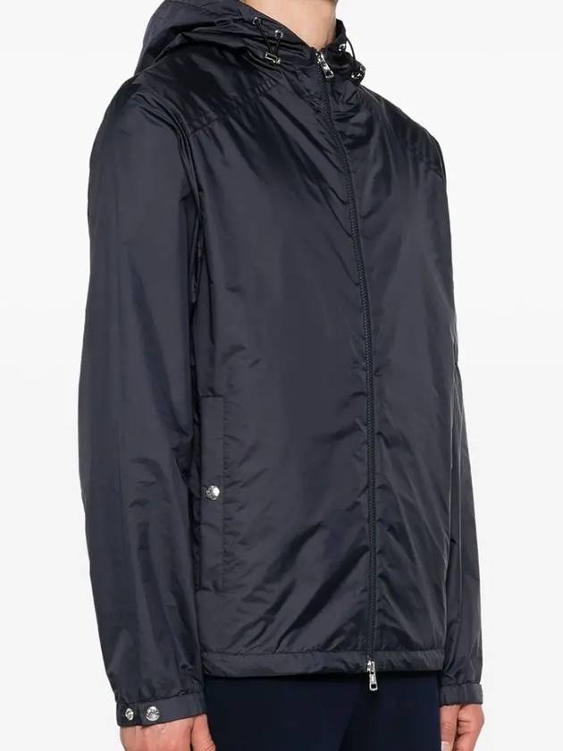 Etiache Rain Hooded Zip Up Blue - MONCLER - BALAAN 4