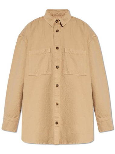 HERSKIND ‘Aiden’ Shirt, Women's, Beige - BIRGITTE HERSKIND - BALAAN 1