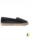 Leather Espadrilles Black - SAINT LAURENT - BALAAN 2