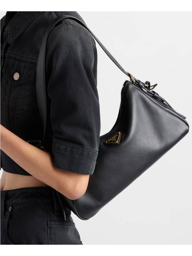 Medium Amiee Shoulder Bag Black - PRADA - BALAAN 8