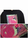 Adonis Stamp Logo Cotton Hoodie Black - MAISON MARGIELA - BALAAN 6