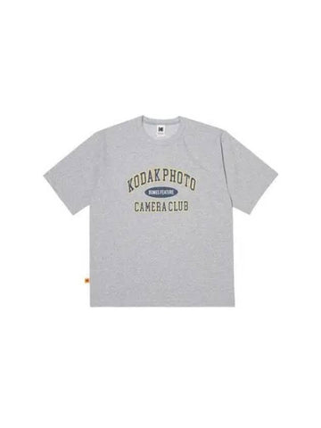 KODAK Apparel Camera Club Short Sleeve T Shirt MELANGE GRAY - KODO - BALAAN 1