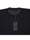 Logo Printed See-Through Short Sleeved T-Shirt Black - MAISON MARGIELA - BALAAN 8