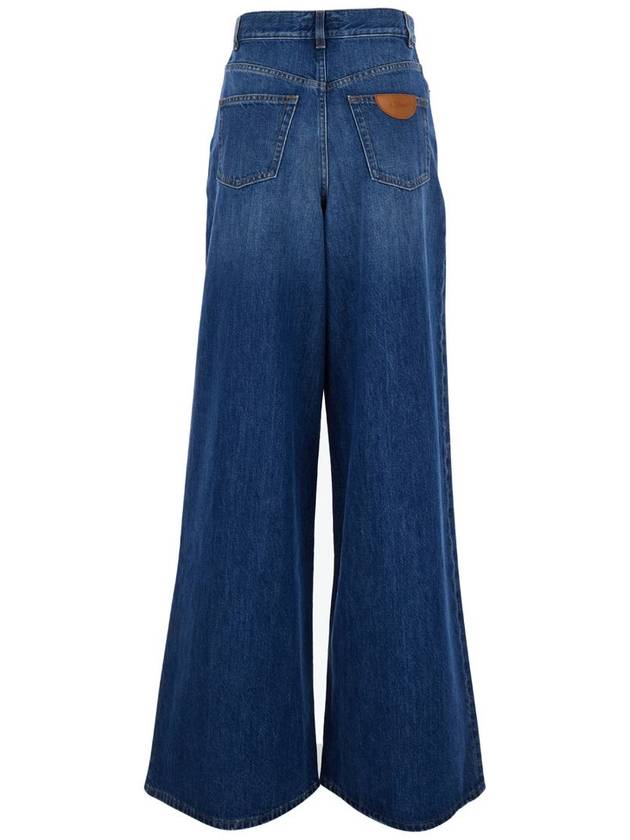 denim wide jeans blue - CHLOE - BALAAN 3