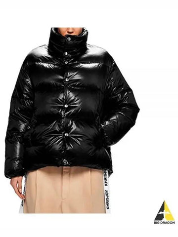 Puff Oversize Bomber DFPW028 NYTL BK01 Chris Puffer Jacket - KHRISJOY - BALAAN 1