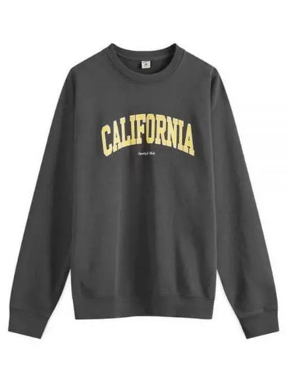 California Crew Neck Sweatshirt Faded Black - SPORTY & RICH - BALAAN 2