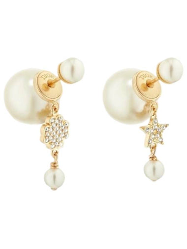 Tribales Pearl Earrings Gold - DIOR - BALAAN 1