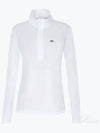 Lauryn Half Zip Mid Layer Long Sleeve T-Shirt White - J.LINDEBERG - BALAAN 2