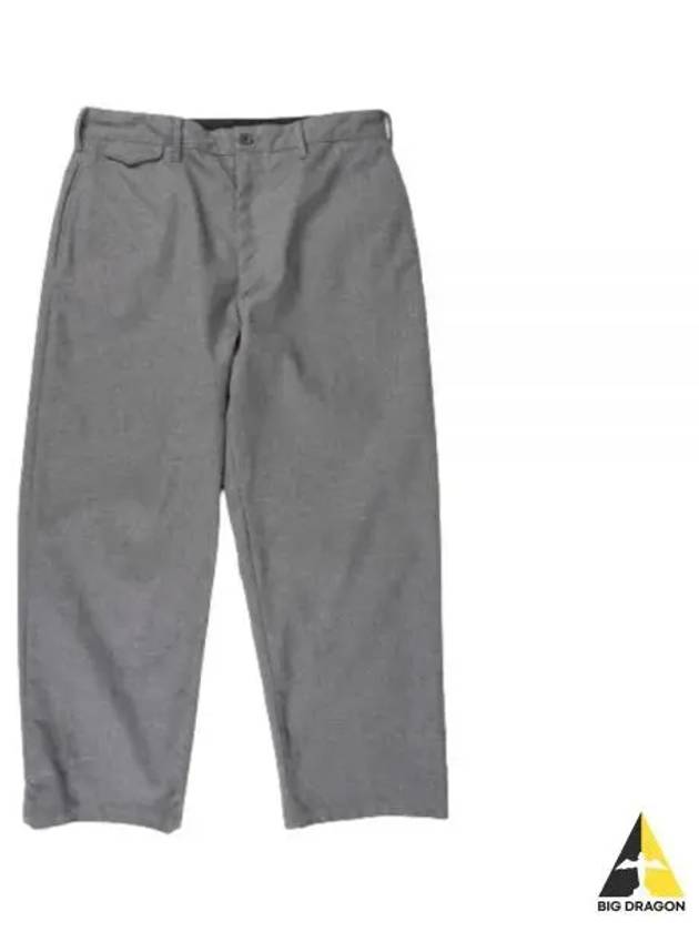 24 Officer Pant B Gray PC Hopsack 24S1F036 OR363 ZT189 Pants - ENGINEERED GARMENTS - BALAAN 1