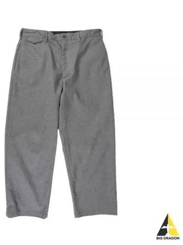 24 Officer Pant B Gray PC Hopsack 24S1F036 OR363 ZT189 Pants - ENGINEERED GARMENTS - BALAAN 1