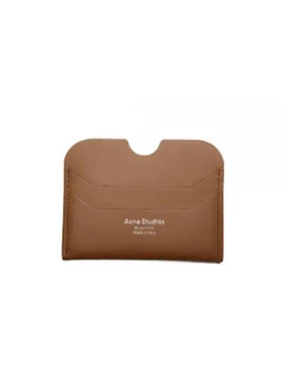 Silver Logo Card Wallet Brown - ACNE STUDIOS - BALAAN 2