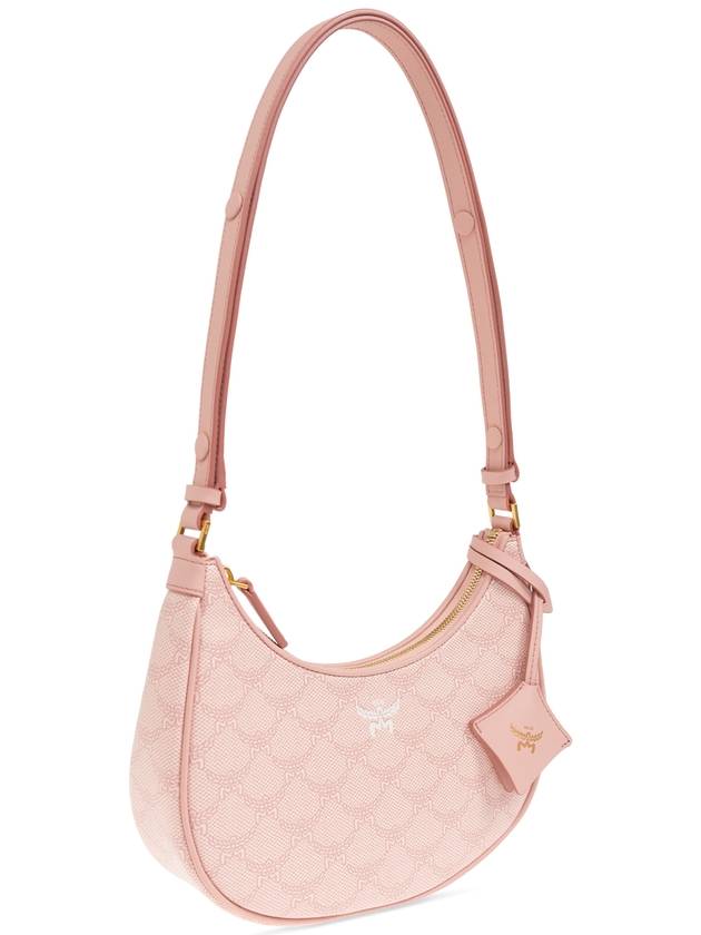 MCM Shoulder Bag With Lauretos Print, Women's, Pink - MCM - BALAAN 4