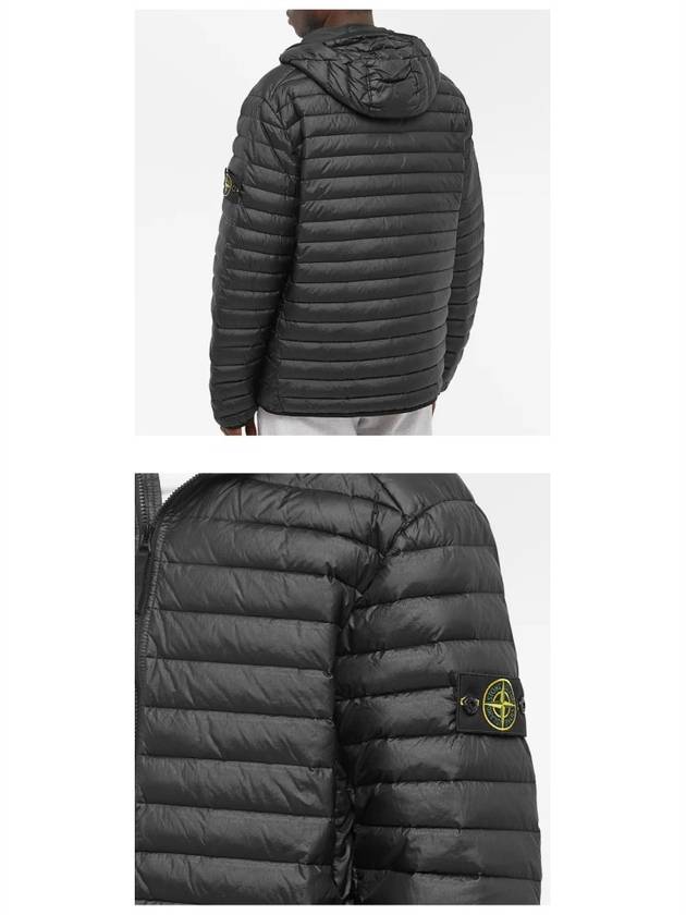 Loom Woven Chambers R-Nylon Down-TC Packable Jacket Charcoal Grey - STONE ISLAND - BALAAN 6