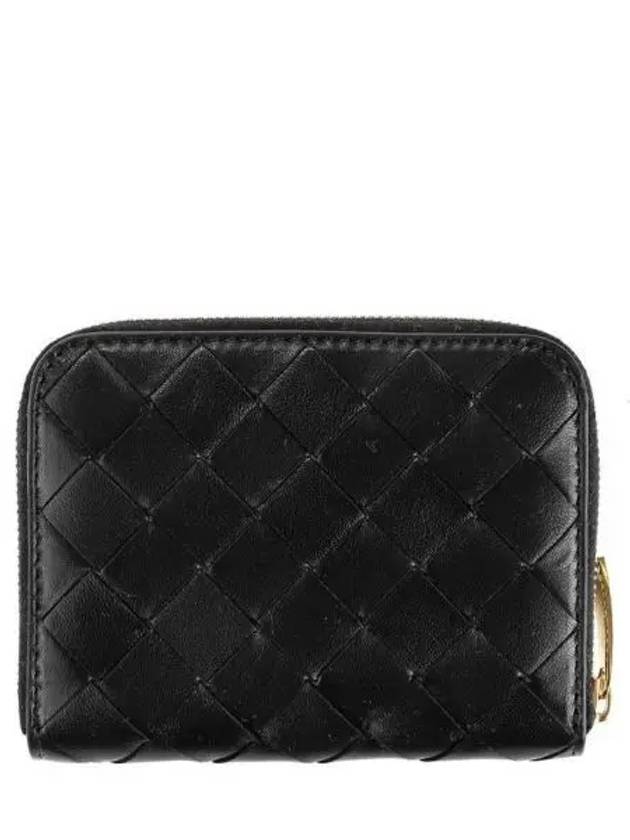 Intrecciato Zipped Coin Wallet Black - BOTTEGA VENETA - BALAAN 2