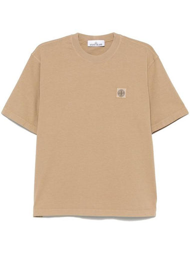 Stone Island T-shirts and Polos Beige - STONE ISLAND - BALAAN 1