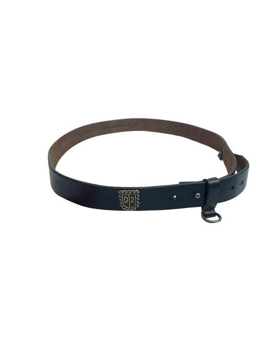 Buckleless Skinny Leather Belt Black - DSQUARED2 - BALAAN 2