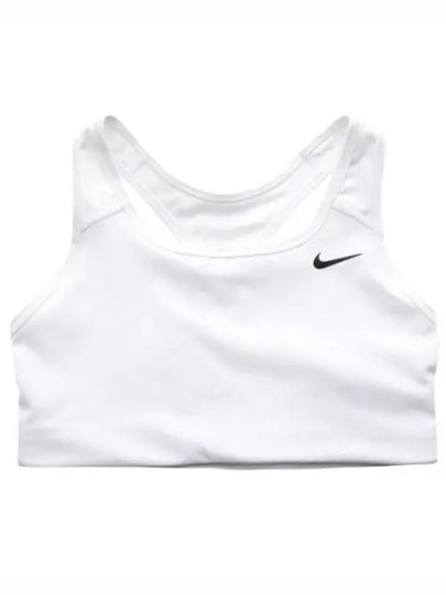 Women's Swoosh Medium Non Padded Sports Bra White - NIKE - BALAAN 2