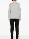 Diagonal Raised Fleece Sweatshirt Grey - CP COMPANY - BALAAN 4