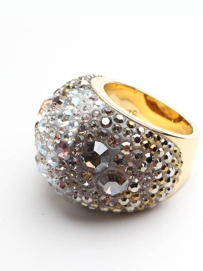 Two tone crystal pave ring No 12 - SWAROVSKI - BALAAN 2