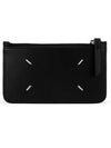 Stitch Zipper Card Wallet Black - MAISON MARGIELA - BALAAN 4