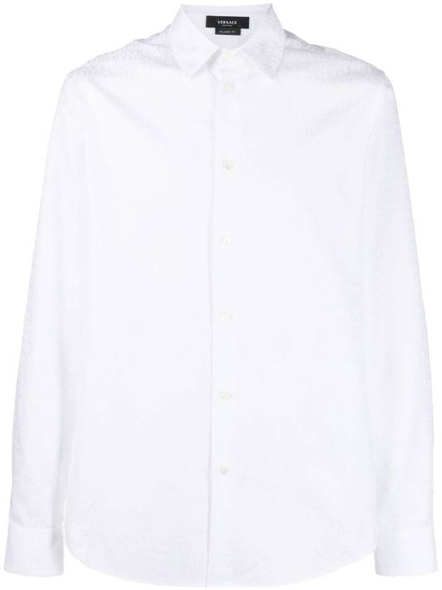 Long Sleeve Shirt 1008574 1A076722W320 White - VERSACE - BALAAN 2