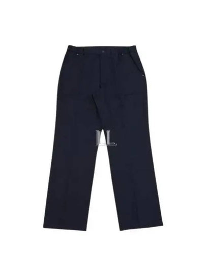 Gabardine Straight Pants Navy - MONCLER - BALAAN 2