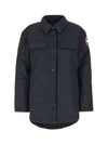 Albany Quilted Shirt Jacket Black - CANADA GOOSE - BALAAN 2