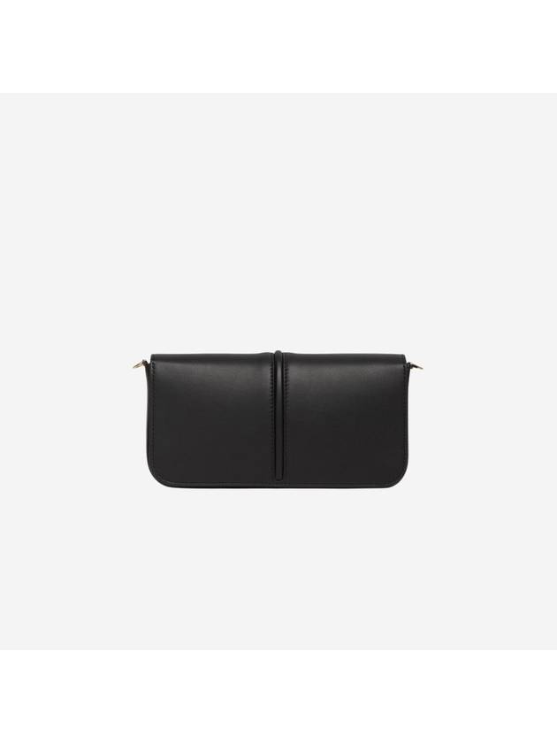 Graphy Chain Leather Long Wallet Black - FENDI - BALAAN 7