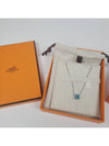 Mini Pop H Pendant Necklace Silver - HERMES - BALAAN 4