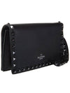 11Th Anniversary Rockstud Clutch Bag Black - VALENTINO - BALAAN 4