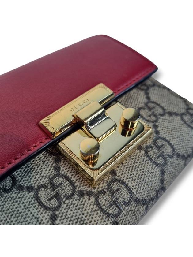 Padlock half wallet 453155 - GUCCI - BALAAN 4