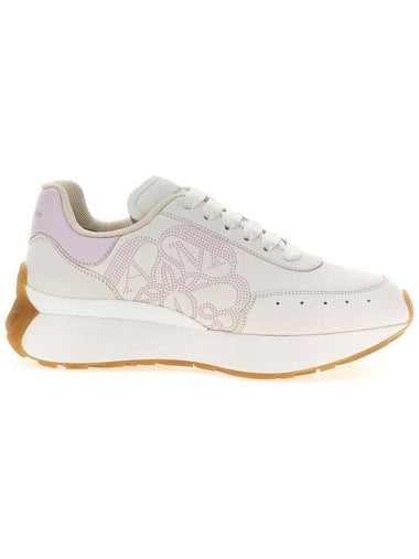 Logo Low Top Sneakers White Pink - ALEXANDER MCQUEEN - BALAAN 1